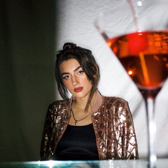 *SOLD* XXI Sequinned Jacket - Picture 3 of 10